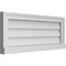 Ekena Millwork Vertical Surface Mount PVC Gable Vent w/ 2"W x 2"H , Brickmould Sill Frame, 30"W x 12"H GVPVE30X1203SN - alternate 2